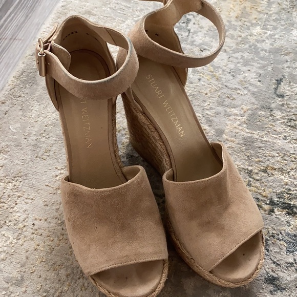 Stuart weitzman man nude wedge - Picture 3 of 3